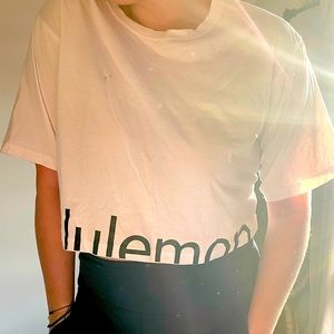 Lululemon crop. Never worn